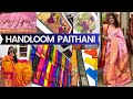 Handloom Paithani Saree In Mumbai | Saree Shopping | Silk Saree At Reasonable Prices