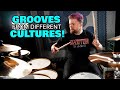 DRUM LESSON: 4 Grooves From Different Cultures! | Drum Groove Lesson