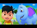 Hathi Hamara Saathi हाथी हमारा साथी, Elephant Song for Kids by Tinku Tv