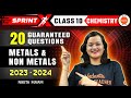 20 Most Important 100% Guaranteed! 💯 Questions from Metals And Nonmetals Class 10 Science ✅