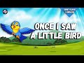 Once I Saw A Little Bird Lyrical Video | English Nursery Rhymes Full Lyrics For Kids & Children