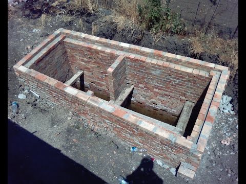 Канализация своими руками в частном доме из кирпича