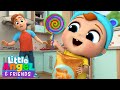 No More Lollipops and Snacks Baby John | Little Angel And Friends Kid Songs