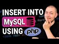 22 | INSERT INTO Database Using PHP From Your Website! | 2023 | Learn PHP Full Course for Beginners