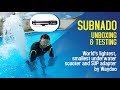 SUBNADO - Unboxing & Testing | World's lightest, smallest underwater scooter by Waydoo