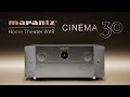 FIRST LOOK! Marantz CINEMA 30 Flagship Home Theater Receiver | 11.4 Channels w/ Dirac Live Support!