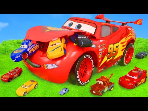 Cars Toys Surprise Lightning McQueen Toy Vehicles & Fire Truck Play for Kids