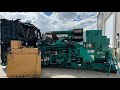 Cummins 2500 kW Diesel Generator Start Up