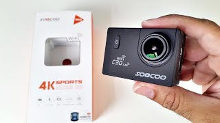 4K Ultra HD Waterproof Action Camera - WiFi - HDMI - Remote Control by SOOCOO C30/R