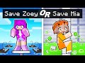Save ZOEY or MIA in Minecraft?
