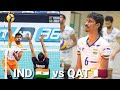 India vs Qatar | AVC Men's Volleyball Championship 2021 | highlights | part 1 | Ajith lal | Ashwal