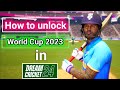 How to unlock world cup 2023 in Dream Cricket 24 | dream cricket me world cup kaise unlock kare