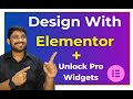 How To Design Hero  Section With Elementor + Unlock Pro Elements