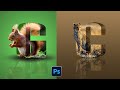3D Letter Manipulation - Best Photoshop Tutorial For Beginner 2023