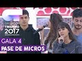"CON LAS GANAS" - Amaia y Aitana | Primer pase de micros para la Gala 4 | OT 2017