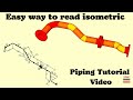 Piping Tutorial Video, #piping, #isometrics #drawings
