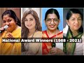 National Award Winners || Female Playback Singers (1968 - 2021) || MUZIX