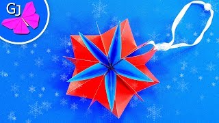Звезда оригами на елку своими руками из бумаги Звезда оригами на елку своими руками из бумаги