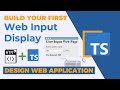 TypeScript & HTML for Beginners: Creating a Simple User Input Display Web Application