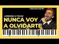 NUNCA VOY A OLVIDARTE tutorial de piano FÁCIL #cristiancastro