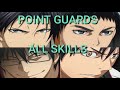 POINT GUARDS ALL SKILLS