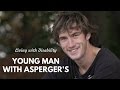 Young man with Asperger's