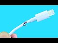 Don't throw away damaged charging cables! Easy way to fix and saving your money