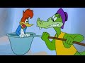 Woodpecker vs Alligator vs Crocodile | 2.5 Hours of Classic Episodes of Woody Woodpecker