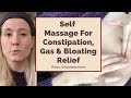 Abdominal Massage For Constipation And Bloating | Digestion Massage & Constipation Relief