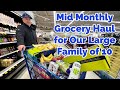 LARGE FAMilY MiD MONTHLY GROCERY HAUL WiTH MY HONEY