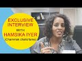 Chammak Challo Singer Hamsika Iyer Latest Interview , Singonline , 20 March