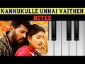 Kannukkulle Unnai Veithen  | Pennin Manathai | Prabhu Deva | * NOTES * | S A Rajkumar | Piano Cover|