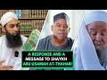 A Response and Message to Shaykh Abu Usamah At-Thahabi