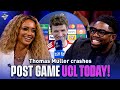 Thomas Muller crashes post-game show with Abdo, Henry, Carragher & Richards | UCL Today | CBS Sports