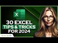 30 Essential Excel Tips and Tricks for 2024 - Excel Productivity Tutorial