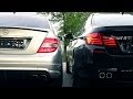 Download BMW M5 F10 vs Mercedes C63 AMG SOUND BATTLE 6,2l V8 vs 4,4 Biturbo Exhaust REVS revving mp4 3gp mp3 videos - waplic