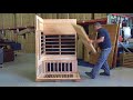 Two Person Elite Far Infrared Sauna assembly