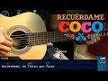 Como tocar RECUÉRDAME de COCO en Guitarra Acustica | Tutorial COMPLETO | Christianvib