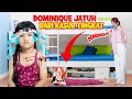DOMINIQUE JATUH DARI KASUR TINGKAT 2😩!! SAMPE KELUAR BANYAK DARAH😬 #trending #viralvideo