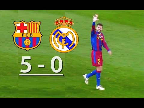 Barcelona vs Real Madrid 5 0 
