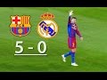 Barcelona vs Real Madrid  (5-0)