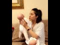 Nimra Khan plays with twin Babies