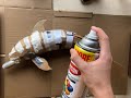 Tutorial How To Make Paper Mache Dolphin Base With Cardboard
