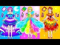 [🐾paper dolls🐾] Poor Rapunzel and Rich Friend Talented Dress Contest | LOL Surprise DIYs