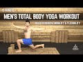 15-Minute Beginner’s Yoga for Men Total Body Workout | Build Strength, Mobility & Flexibility