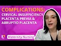 Complications: Cervical Insufficiency, Placenta Previa, Abruptio Placenta - Maternity | @LevelUpRN
