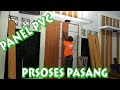 Proses sederhana ,Pemasangan Panel PVC Untuk Dinding