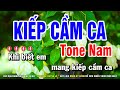 Karaoke Tình Đời ( Kiếp Cầm Ca ) Tone Nam -  Nhạc Sống Dễ Hát Huỳnh Lê