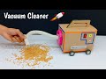 How to Make Vacuum Cleaner with Cardboard | Vacuum Cleaner Project For School | Best Science Project
