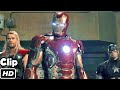 Avengers VS Ultron Hindi Fight Scene  Avengers Age of Ultron  Movie Clip 4K HD